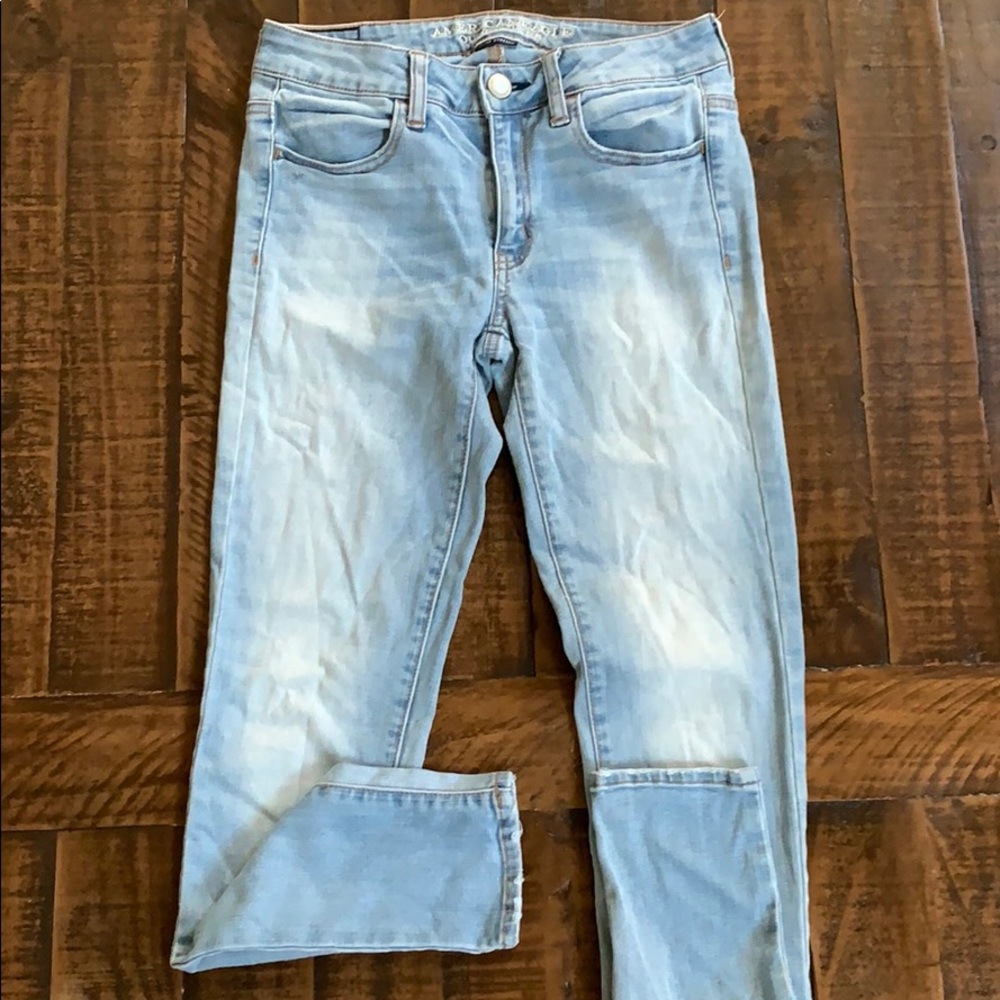 American eagle super stretch jeggings size 6